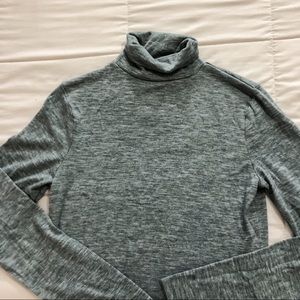 A New Day Dolphin Gray Long Sleeve Turtleneck